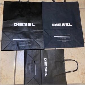 Diesel paper shopping bags